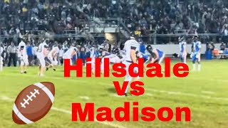 Hillsdale Football vs Madison 9272024 MHSAA Football [upl. by Iniretake124]