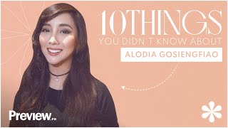 10 Things You Didnt Know About Alodia Gosiengfiao  Preview 10  PREVIEW [upl. by Ameerahs]