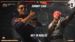 Johnny cage on roblox  Untitled boxing game [upl. by Aneeled]