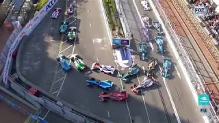 FIA Formula E Highlights Hong Kong ePrix I [upl. by Annekahs]