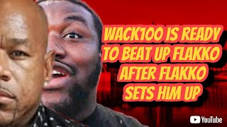 WACK 100 IS READY TO CRASH OUT ON FLAKKO AFTER HE USES SNOOPY BADAZZ TO SET HIM UP [upl. by Ttezil]