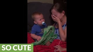 Baby cries whenever his mom cries [upl. by Ibby191]