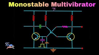 🔴 Monostable Multivibrator  Monostable Multivibrator Using Transistor UJT  in Hindi [upl. by Meeker]