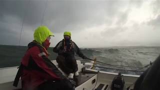 Wharram Tiki 26 quotScatquot Pursuit Race 1st May 2018 Exe Sailing Club [upl. by Adnala]