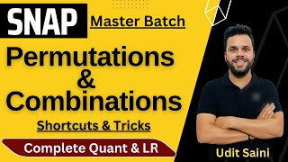 SNAP Master Batch  Permutations amp Combinations PI  Shortcuts amp Tricks  SNAP 2024  Udit Saini [upl. by Culley55]