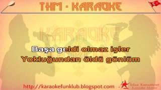 Hasretinle yandı gönlüm karaoke [upl. by Ahsikar36]