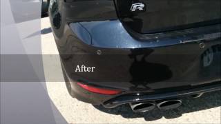 2016 Golf R Resonator Delete Sound Before And After [upl. by Renat261]