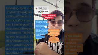 Mock Call tips for callcenter applicants follow me on tiktok for more 🏆 callcentertips reneboy [upl. by Ibocaj161]