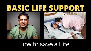 BASIC LIFE SUPPORT BLS  CPR CardioPulmonary Resuscitation  HOW TO SAVE A LIFE [upl. by Ayekam]