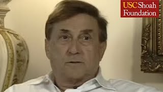 Holocaust Survivor Maurice Moore Testimony  USC Shoah Foundation [upl. by Lorna]