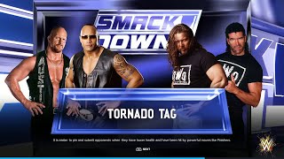 WWE 2K24 FULL MATCH — Stone Cold amp The Rock vs Kevin Nash amp Scott Hall — Tornado Tag Team Match [upl. by Hiroko]