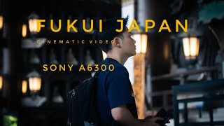 Cinematic video on Sony A6300  FUKUI JAPAN [upl. by Alleahcim793]