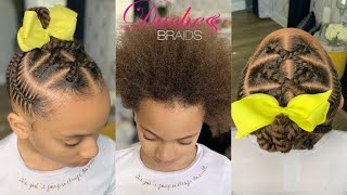 How to Simple Kids Braid Styles [upl. by Bray]