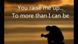 Westlife  You Raise Me Up Lyrics HD [upl. by Platas]