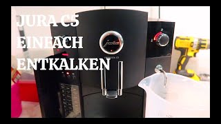 Jura C5 Kaffeemaschine Entkalken  einfach erklärt [upl. by Lello]