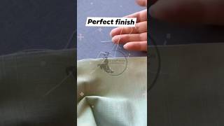 Invisible seam stitch sewing finishing [upl. by Naegem]