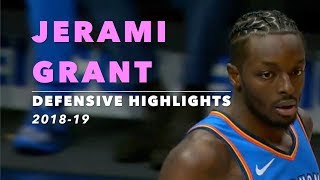 Jerami Grant Defensive Highlights  201819 [upl. by Dilahk]