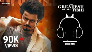 The GOAT Jeevan BGM Ringtone  Thalapathy Vijay  YSR Venkat Prabhu [upl. by Barstow713]