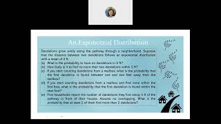 Chapter 3 5 An Exponential distribution MAU [upl. by Elleinnod]