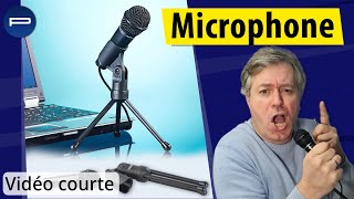 Microphone avec support trépied pour PC et Mac Auvisiov PEARLTVFR [upl. by Eidac]