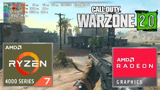 Call of Duty Warzone 20  AMD Ryzen 7 4700U  Radeon Vega 7 Integrated Graphics  Test Gameplay [upl. by Tada152]