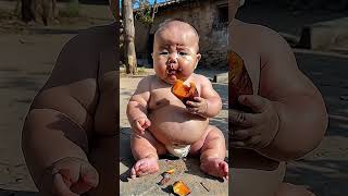 Mom’s baked sweet potatoes are so delicious Cute baby from rural area [upl. by Llennahs874]