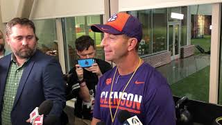 Dabo Swinney on Kelly Bryant Transfer [upl. by Levin]