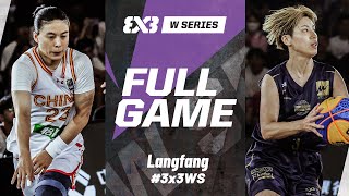 China 🇨🇳 vs Maebashi Flowlish EXE 🇯🇵  Full Final Game  FIBA 3x3 Womens Series Langfang Stop 2024 [upl. by Couq629]