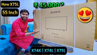 SONY Bravia 55 Inch Smart Google TV Unboxing amp Review 🔥 Best 4k Smart TV 2024 [upl. by Tades]