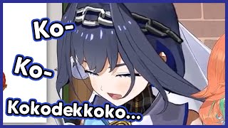 Kronii tries to recreate quotkikkerikiquot noises and its ended up really cute [upl. by Eelyrag]