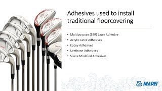 MAPEI Webinar The Science of Floor Covering Adhesives [upl. by Ysdnyl849]