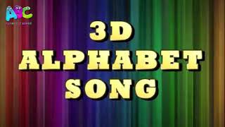 3D Alphabet Song 3D Songs For Children [upl. by Mirak488]