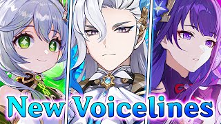 Neuvillette quotTHREATENSquot Zhongli Ei Venti But Not Nahida and Furina  Genshin Impact voice lines [upl. by Nilyram]