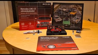 MercedesAMG GT Franzis advent calendar 143 metal model with engine sound  Part 1 [upl. by Nodnas]