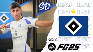 New Manager New Journey  Hamburg SV Career Mode  FC 25  S1E1 XboxXS [upl. by Ollayos]