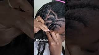 My Daughters Stunning Fulani Braid Makeover  braids knotlessbraids fulanibraids [upl. by Phylys]