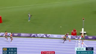 Soufiane El Bakkali wins Mens 3000m Steeplechase Race at Olympics Paris 2024 winning Gold Morocco [upl. by Plath]