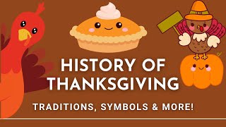 Learn about Thanksgiving Day for Kids 🦃💛🧡🤎 [upl. by Natsrik]