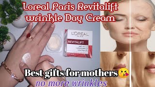 Loreal Paris Revitalift Wrinkle Day Cream Moisturizing cream Review in detail [upl. by Ul]