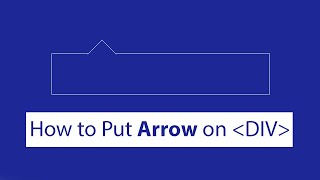 Outlined Div Box with Arrows using HTML amp CSS  UI Design [upl. by Adolf]