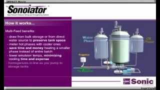 High Pressure Homogenizers by Sonic Corporation [upl. by Ailehc759]