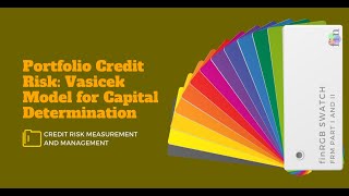 Vasicek Model for Credit Risk Capital FRM Part 1 Valuation amp Risk Models FRM Part 2 Credit Risk [upl. by Iddet]