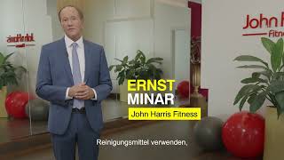 Ernst Minar von John Harris Fitness über Nachhaltigkeit [upl. by Nirtiak]