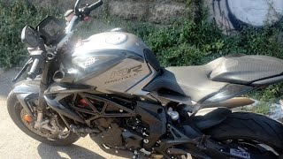 TEST DRIVE DELLA MV AGUSTA BRUTALE 800 RR roma italia motorcycle viral trend youtube shorts [upl. by Ekralc]