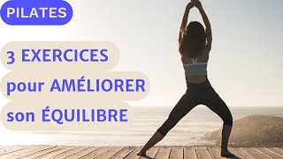 PILATES  AMÉLIORER son ÉQUILIBRE  3 EXERCICES simples pour renforcer ses chevilles [upl. by Kari327]