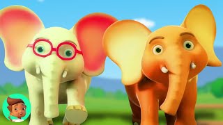 Ek Mota Hathi Song एक मोटा हाथी Baby Rhymes in Hindi and Cartoon Videos [upl. by Caesar]