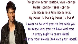 Enrique Iglesias  Bailando  Lyrics English and Spanish  Dancing  Translation amp Meaning [upl. by Heidy84]