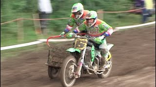 MX Sidecar racing World championship Switzerland GP 2001 Tagerig 1st race [upl. by Silbahc]