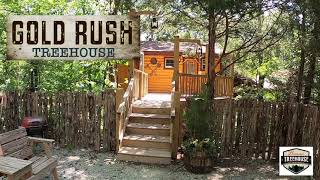 Gold Rush  a Treehouse at Branson Treehouse Adventures [upl. by Solhcin]