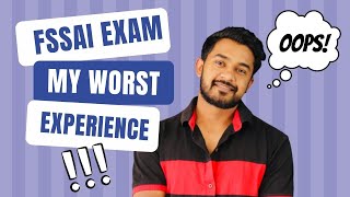 My FSSAI exam Experience  Worst Three Hours of My life 😂😱 [upl. by Renruojos]